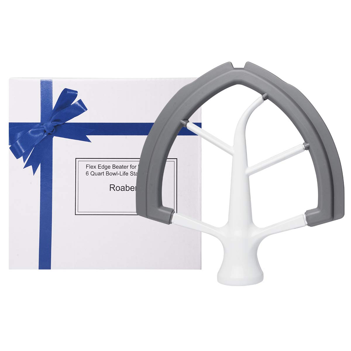 Roabertic Flex Edge Beater fits major 6-quart KitchenAid bowl-lift models