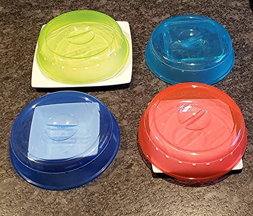 Rock splatter cover shown on top rack ready for dishwasher cleaning