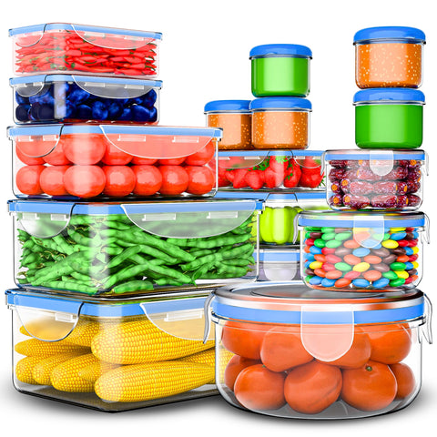RockBerry 85 oz rectangular container with lid, ideal for family meals.