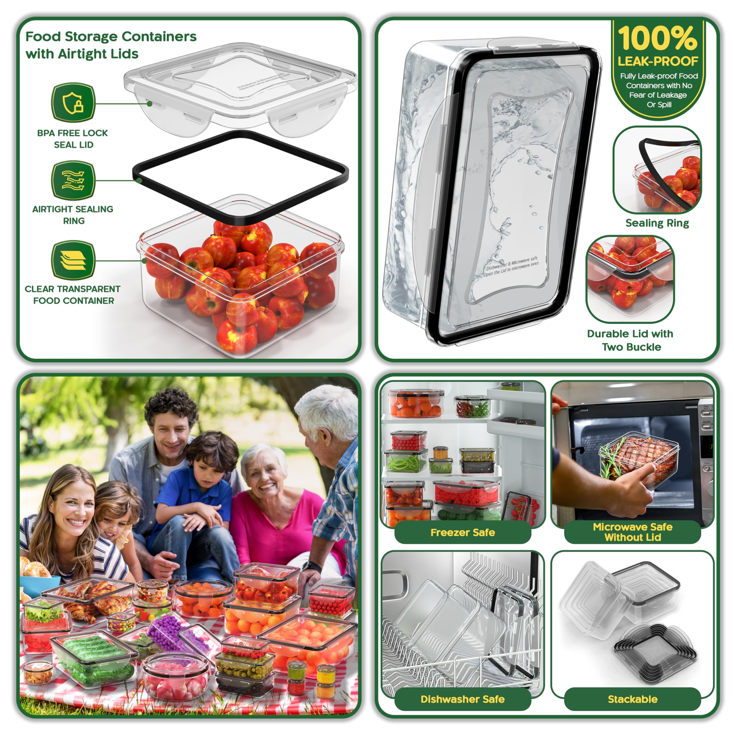 RockBerry 66-pcs responsive customer care helps with storage questions