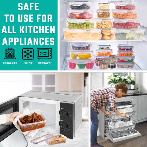 RockBerry freezer-safe containers keep leftovers fresh in cold storage.