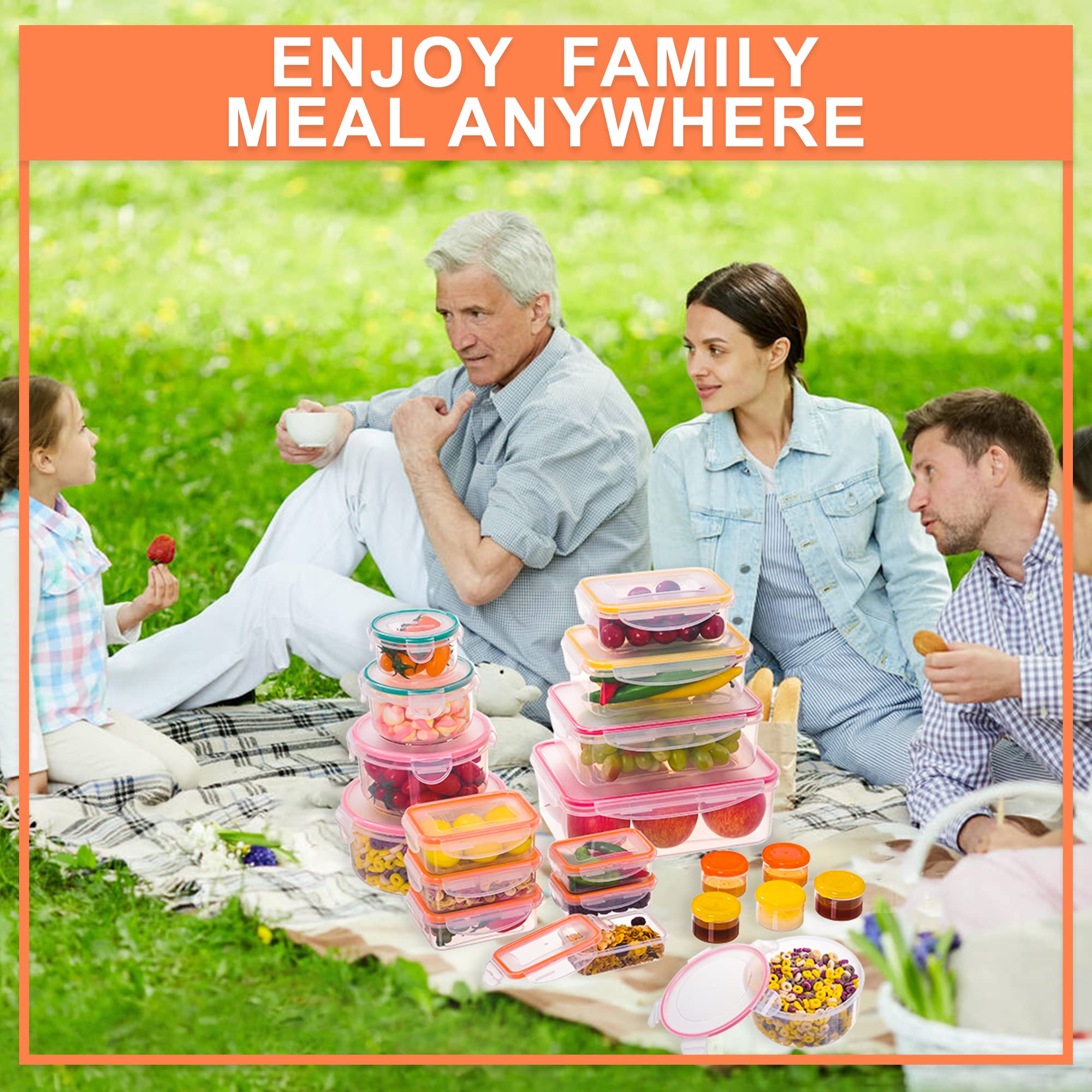 RockBerry microwave and freezer safe containers ideal for meal prep and storage.
