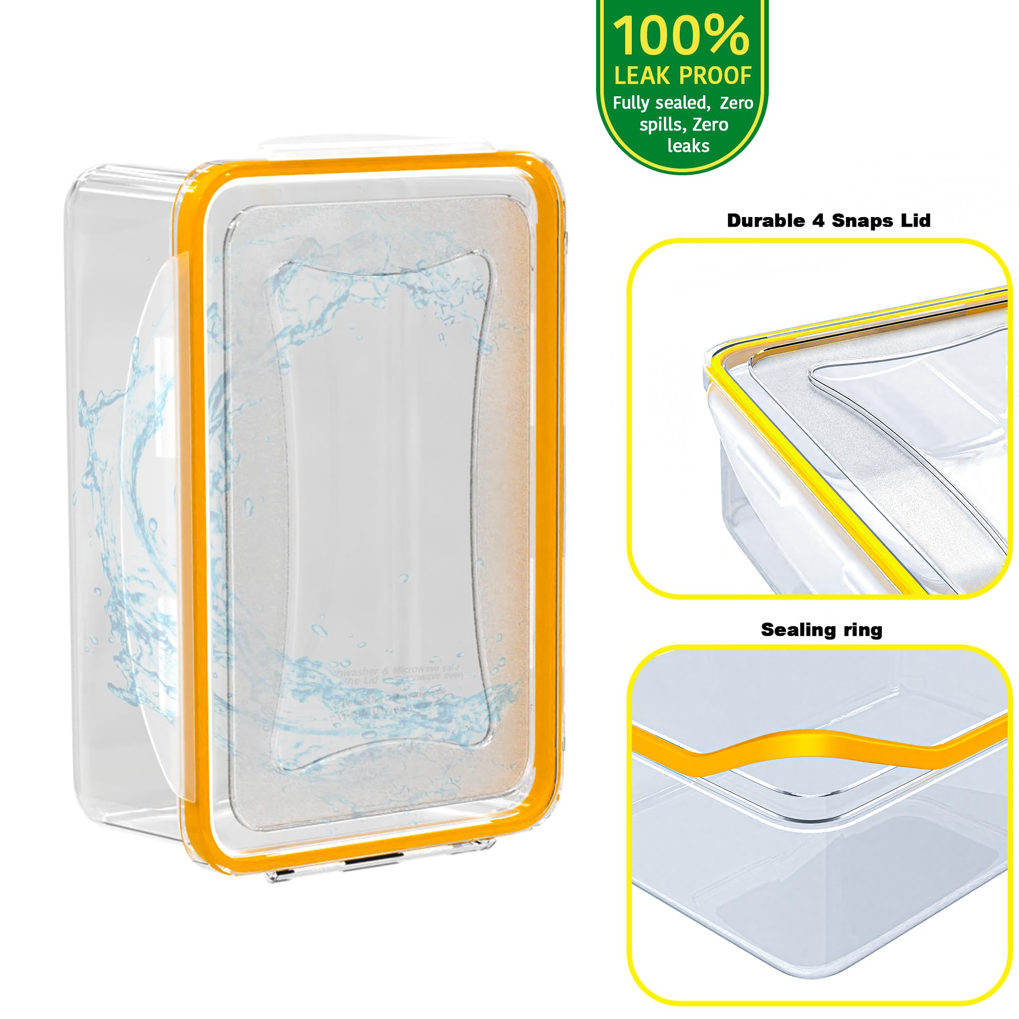 RockBerry microwave-safe containers for quick reheating without lids.