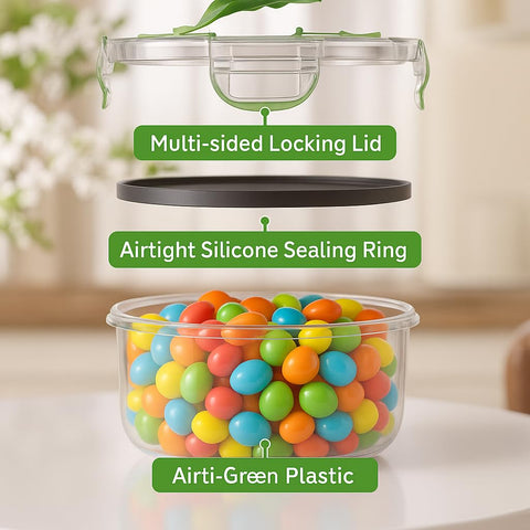 RockBerry microwave-safe containers designed for reheating without lids.
