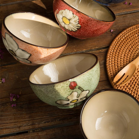 Rockgoldbug bowls on table ready for cereals and snacks