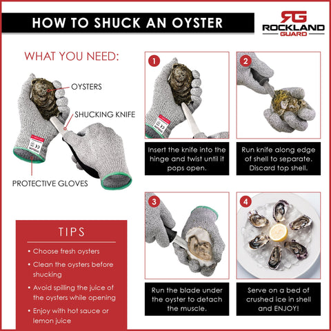 Rockland Guard dishwasher-safe seafood tools for quick cleanup.