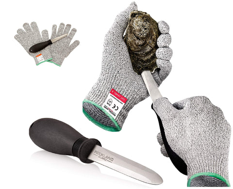 Rockland Guard oyster shucker 3.5-inch knife ready for precise shell work.
