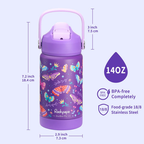 Rockpapa bottle is hand wash only for busy families
