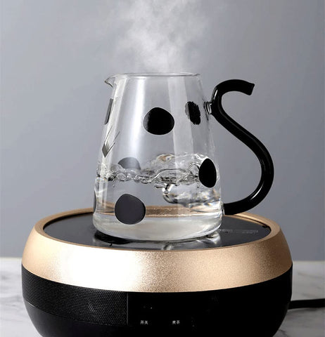 RockTrend water carafe in use at night, convenient