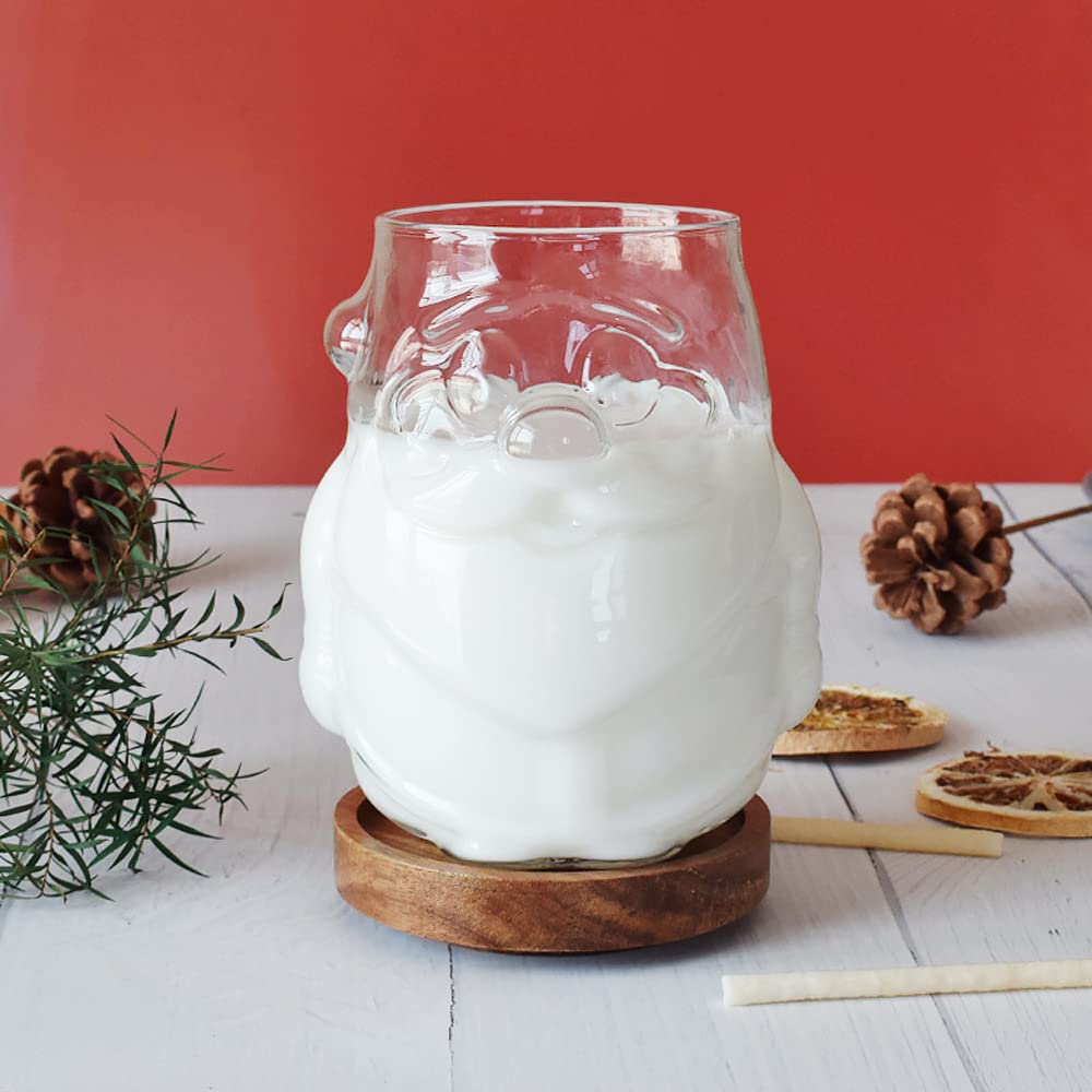 RockTrend Santa Claus-shaped mug offers a playful juice cup option for family gatherings.