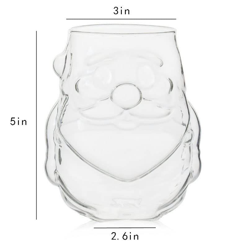 RockTrend high borosilicate clear mug, durable for hot or cold drinks.