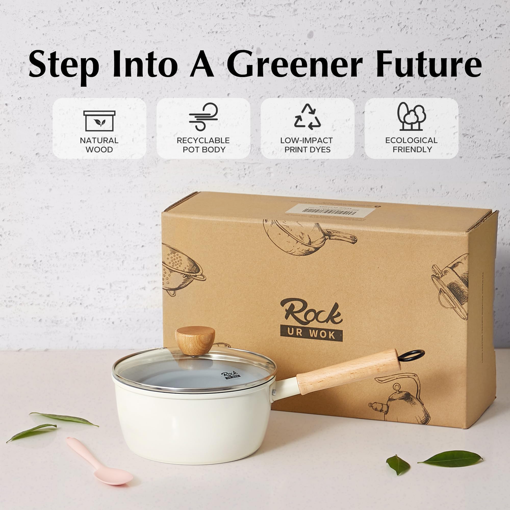 ROCKURWOK easy-clean interior for quick food release