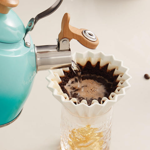 ROCKURWOK BPA-free and Teflon-free kettle for safe tea prep.