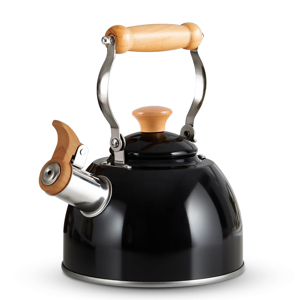 ROCKURWOK tea kettle with cool touch handle for safe pouring