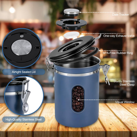 ROCKY&CHAO date tracker lid helps schedule freshness and refills