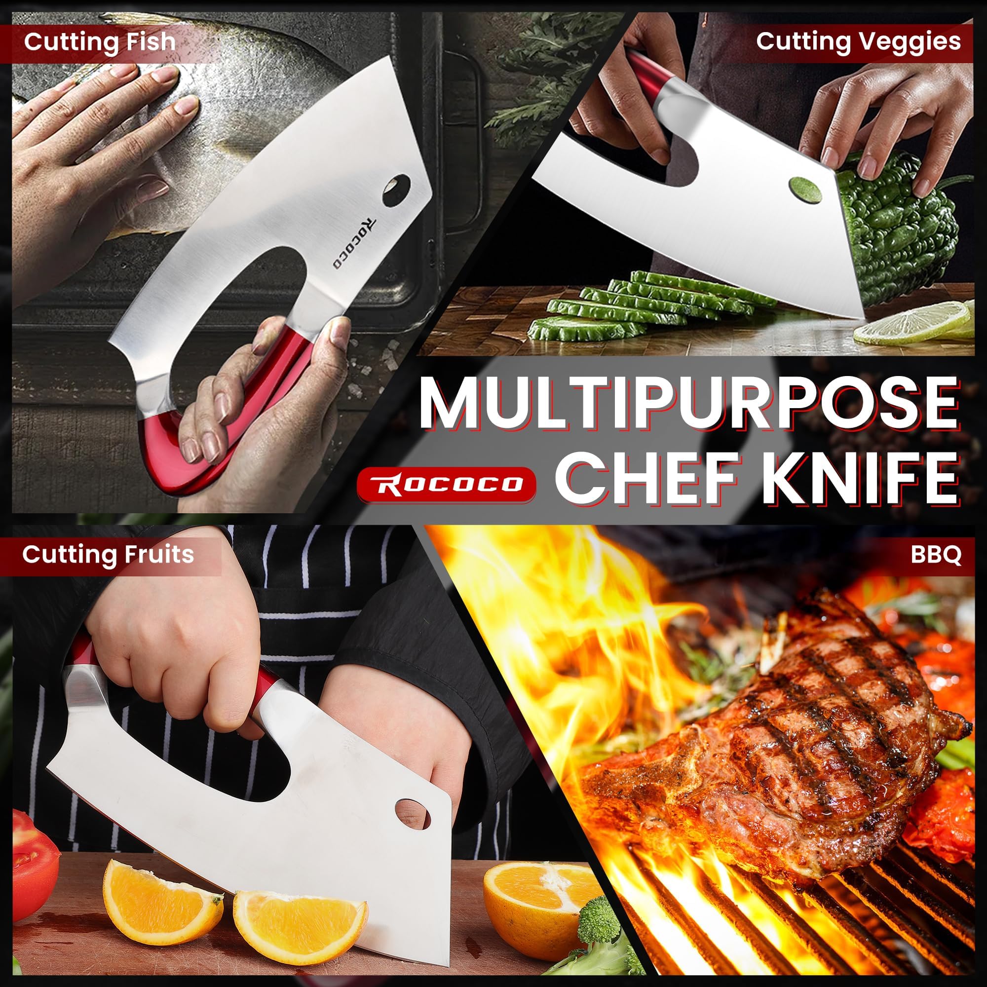 ROCOCO meat cleaver makes a thoughtful gift for cooks and home chefs.