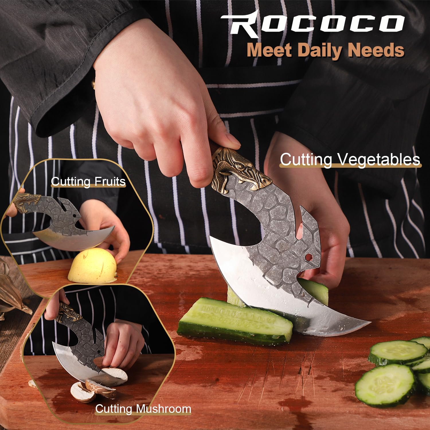 ROCOCO Viking Cleaver sheath protecting the blade during storage and transport