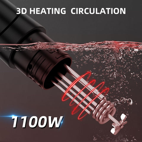 Rocyis precision cooker LED panel for accurate temperature and timing.