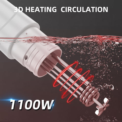 Rocyis 1100W heating element powering fast, even cooking