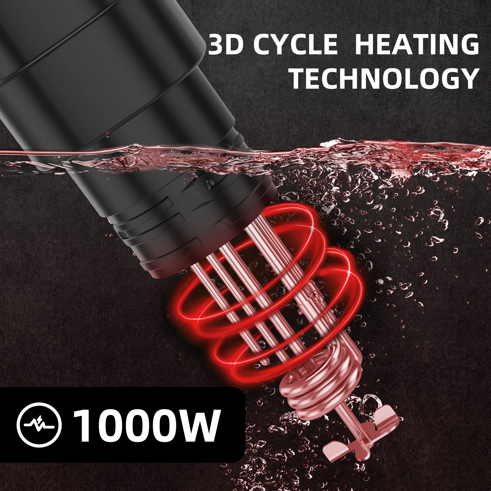 Rocyis immersion circulator with digital touch screen for precise temperature control.