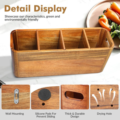 Rodelna rustic minimalist design adds warm, natural grain to your counter.