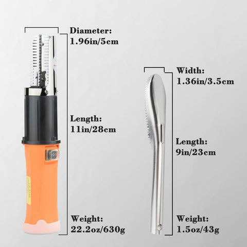 ROEDEER battery charging icon and 80-minute recharge indicator on scaler.