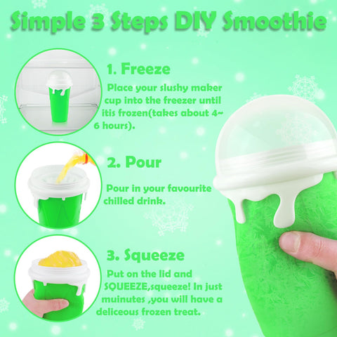 ROEDEER slushie cup creative flavors highlights versatile beverage options