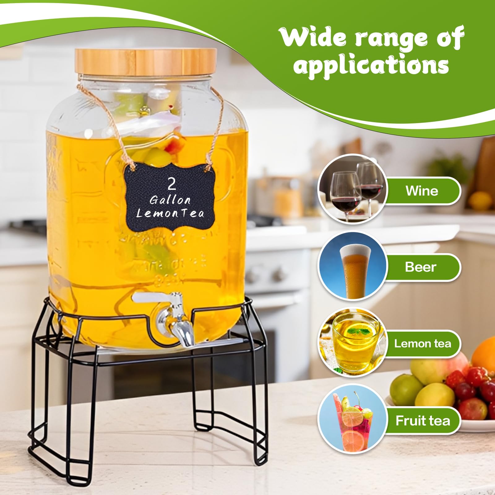 Roemey fruit infuser included for flavored beverages
