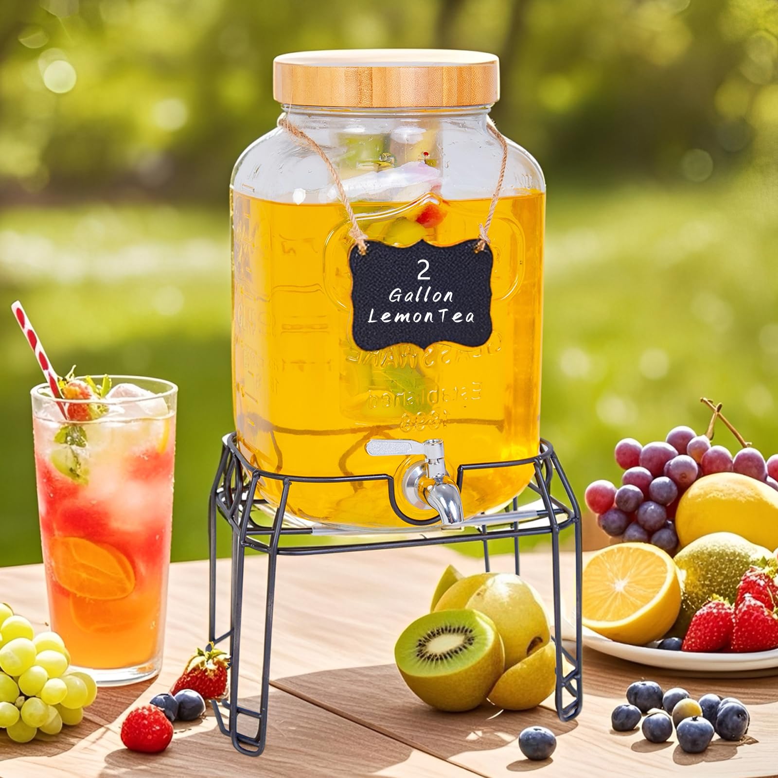 Roemey ice cylinder helps keep drinks cool during gatherings