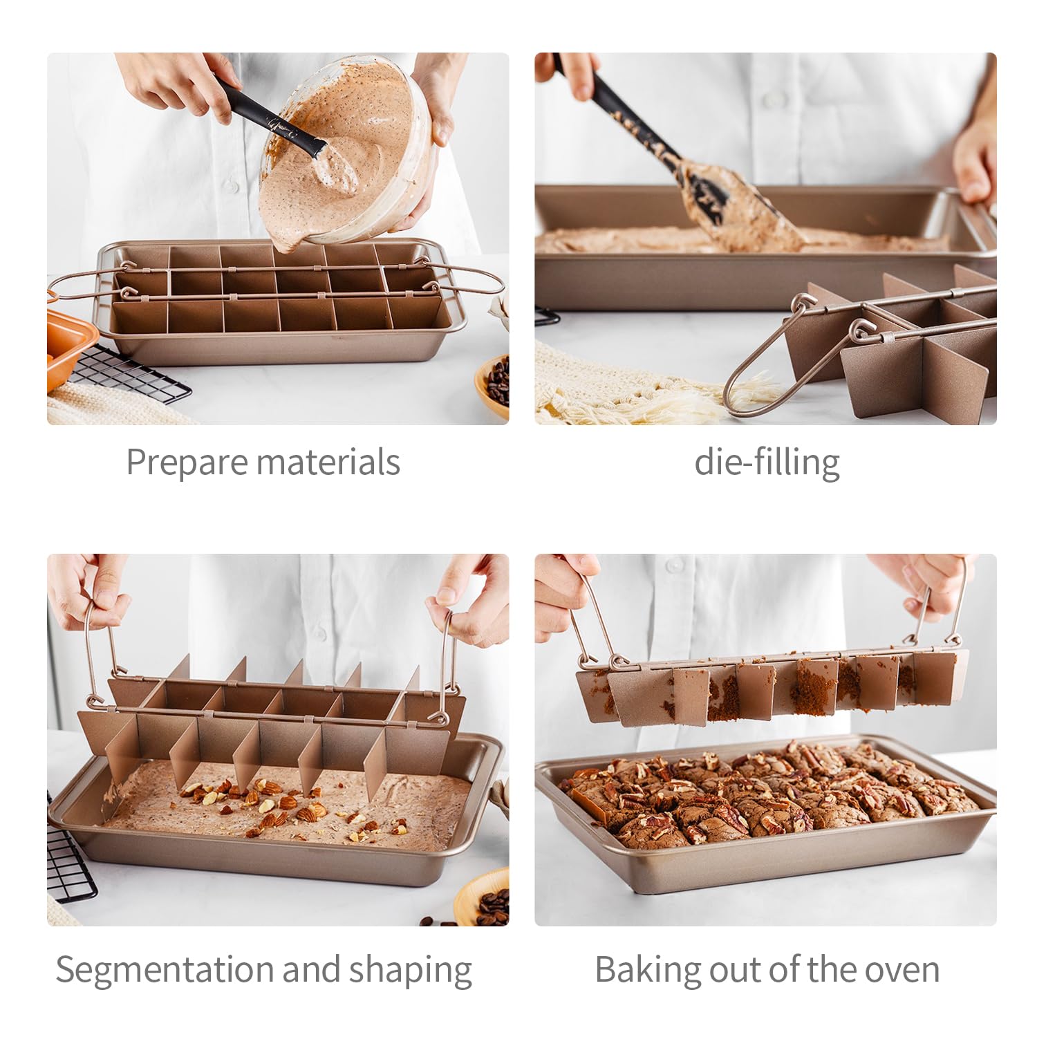 ROFROX carbon steel pan for even heating and consistent bake.