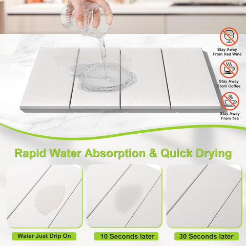 ROLENTIC diatomaceous earth mat profile folds flat for compact storage