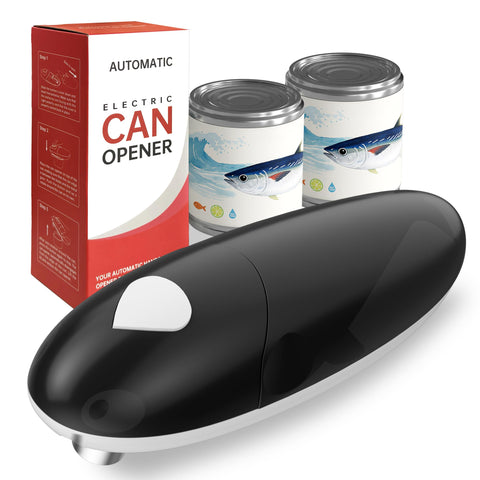 ROLWAY can opener demonstrates one-button operation for quick meal prep