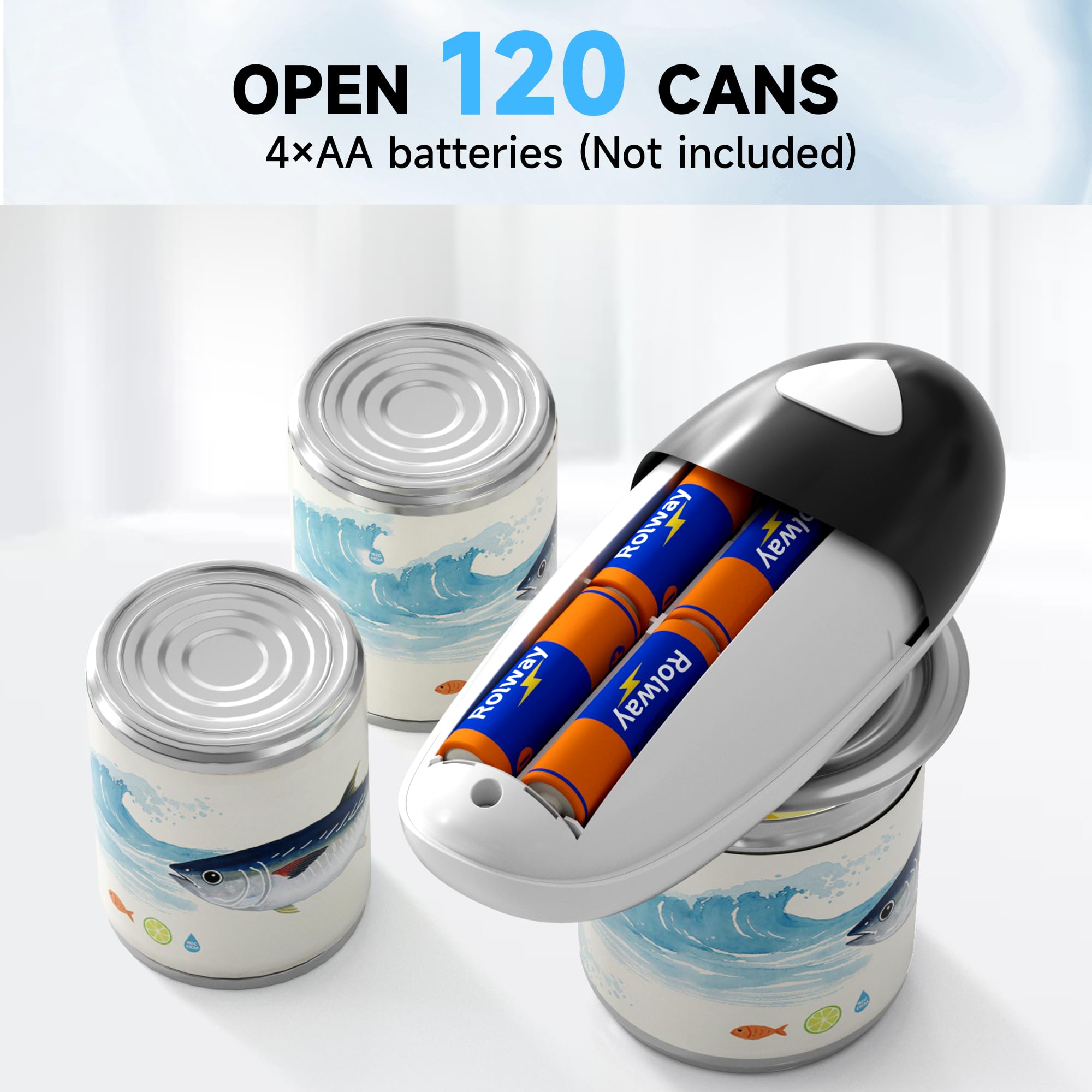 ROLWAY hands-free operation supports hygienic kitchen use