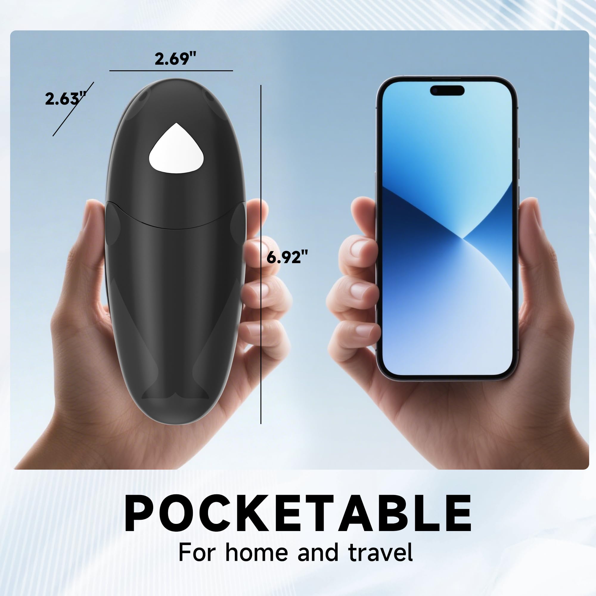 ROLWAY magnetic lid detachment keeps hands clean after opening
