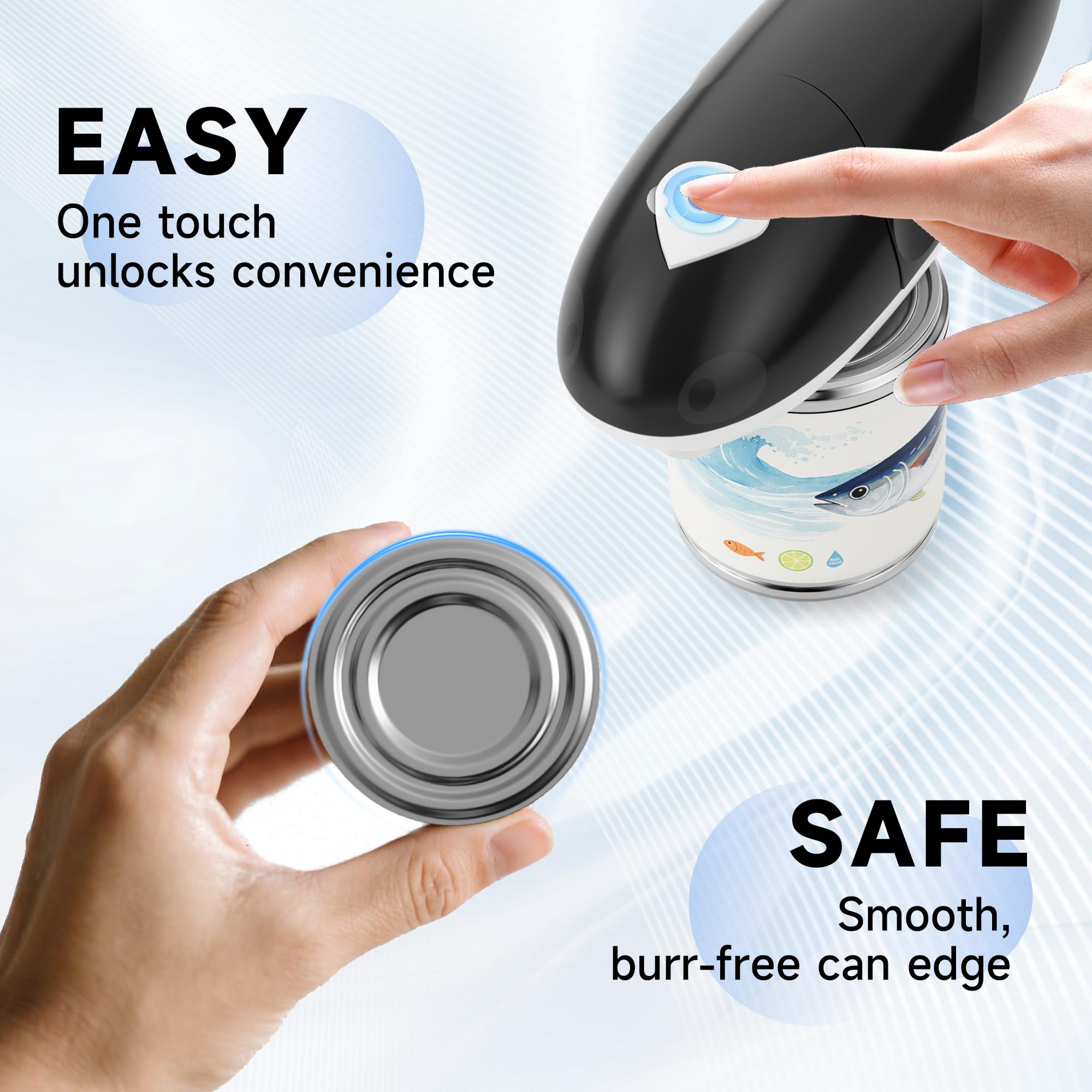 ROLWAY non-slip grip design provides secure control for seniors