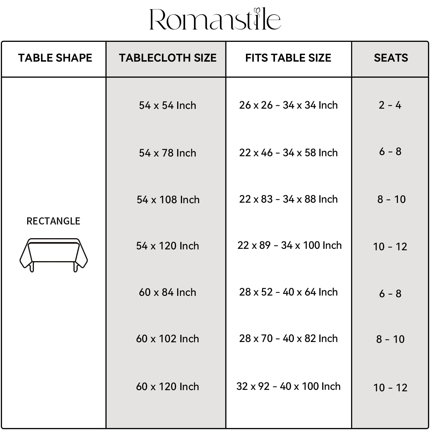 Romanstile outdoor-friendly table cover suitable for dining and gatherings