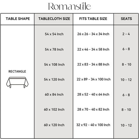 Romanstile outdoor-friendly table cover suitable for dining and gatherings
