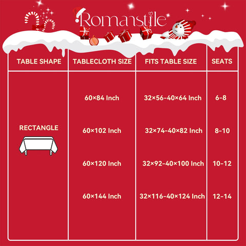 Romanstile tablecloth care: machine wash cold cycle for simple maintenance.