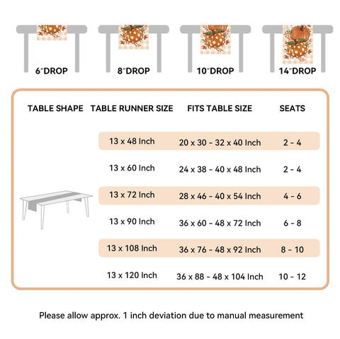 Romanstile Thanksgiving table runner to elevate holiday tablescape
