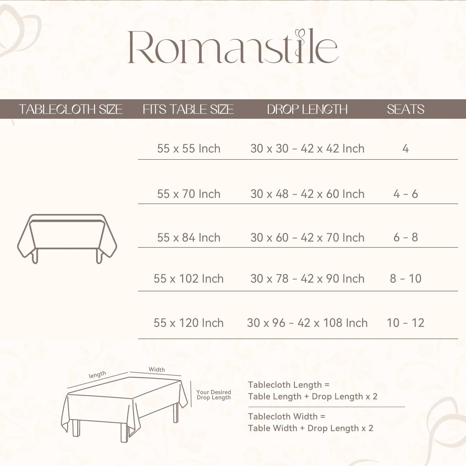Romanstile Valentines pink gingham tablecloth machine washable for easy care.