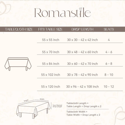 Romanstile Valentines pink gingham tablecloth machine washable for easy care.