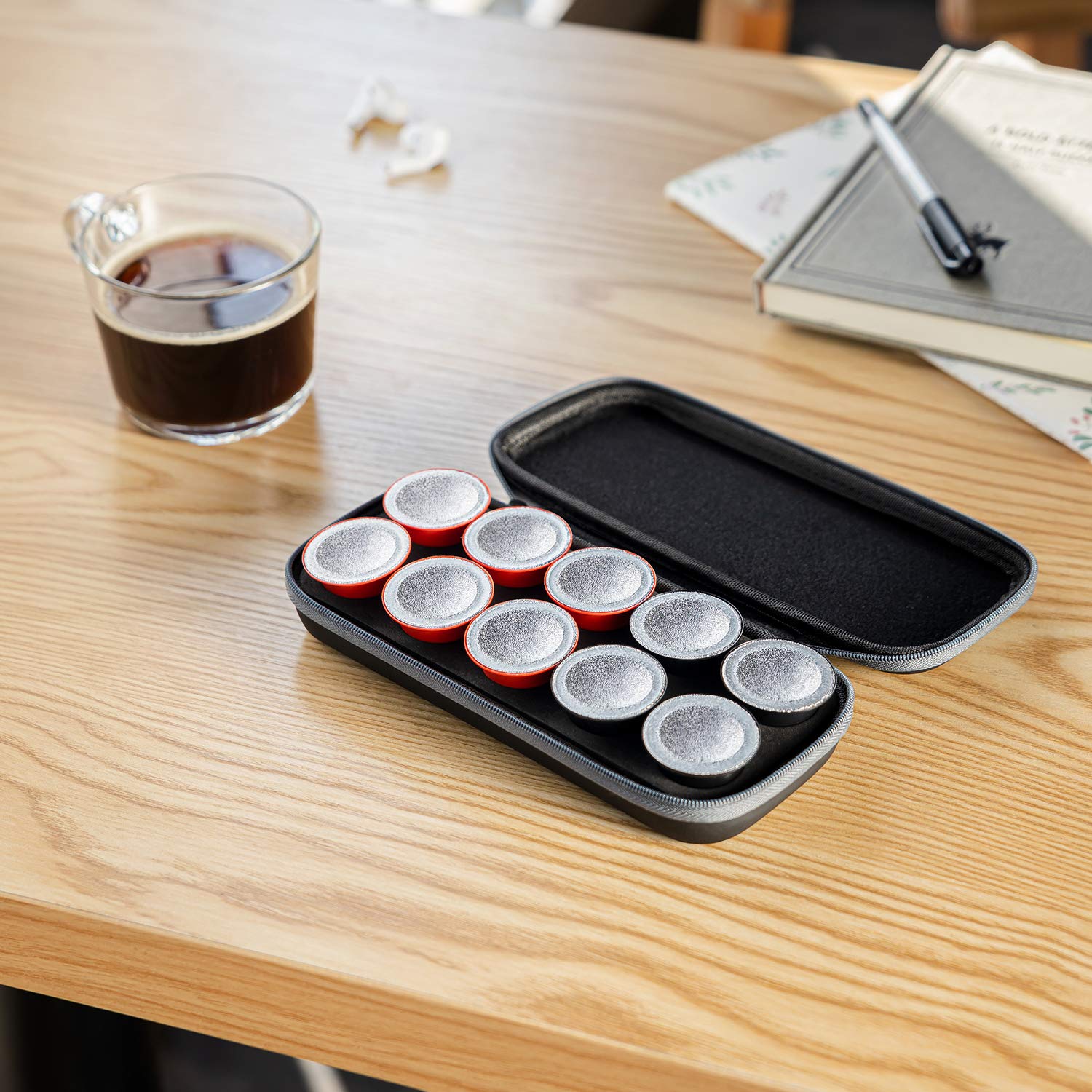 ROMAUNT versatile case doubles as a small travel organizer beyond pods.