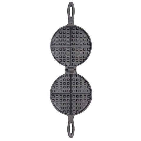 Rome waffle iron suited for campfires and BBQ grills