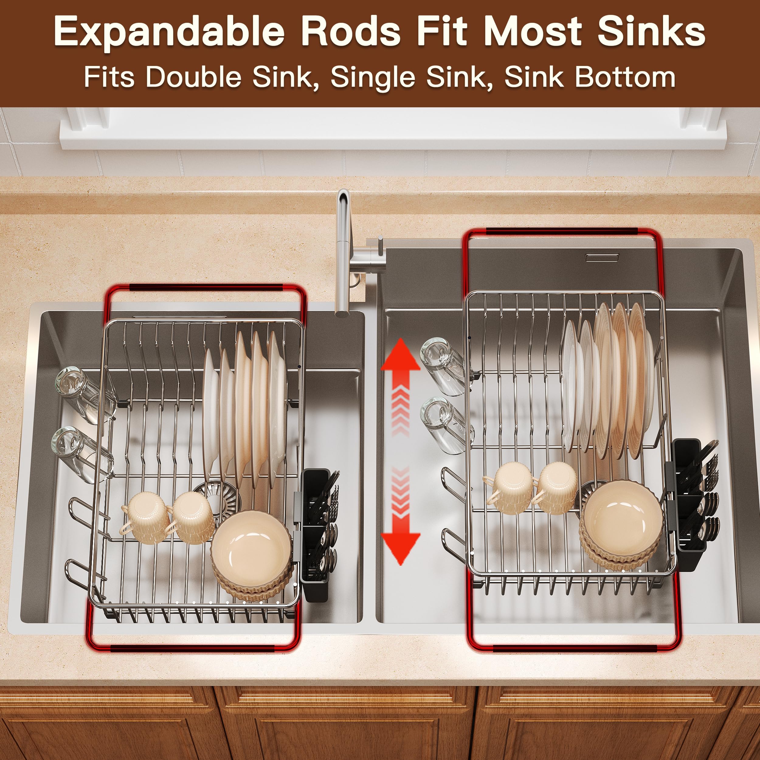 romision stainless steel close-up highlights rust-resistant frame for humid kitchens.