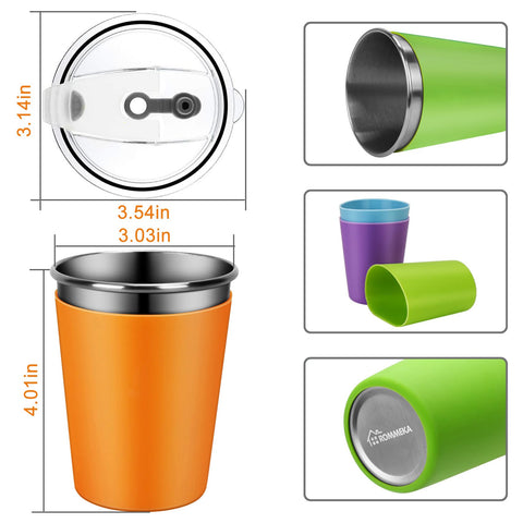 Rommeka colorful silicone sleeve wrap highlights ownership and protects small hands.