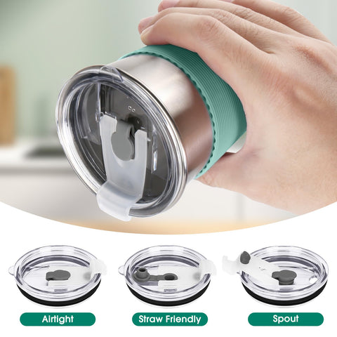 Rommeka crystal-clear lid with silicone seal for snug fit