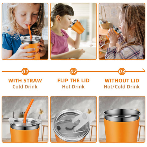 Rommeka cups handle hot and cold drinks for all day hydration.