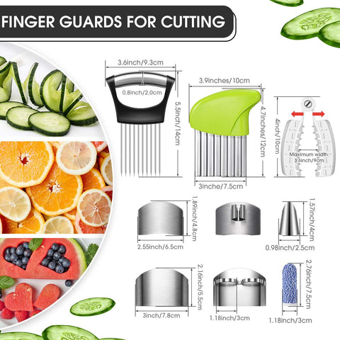 Romooa thumb guard protector for stable grip during chopping tasks