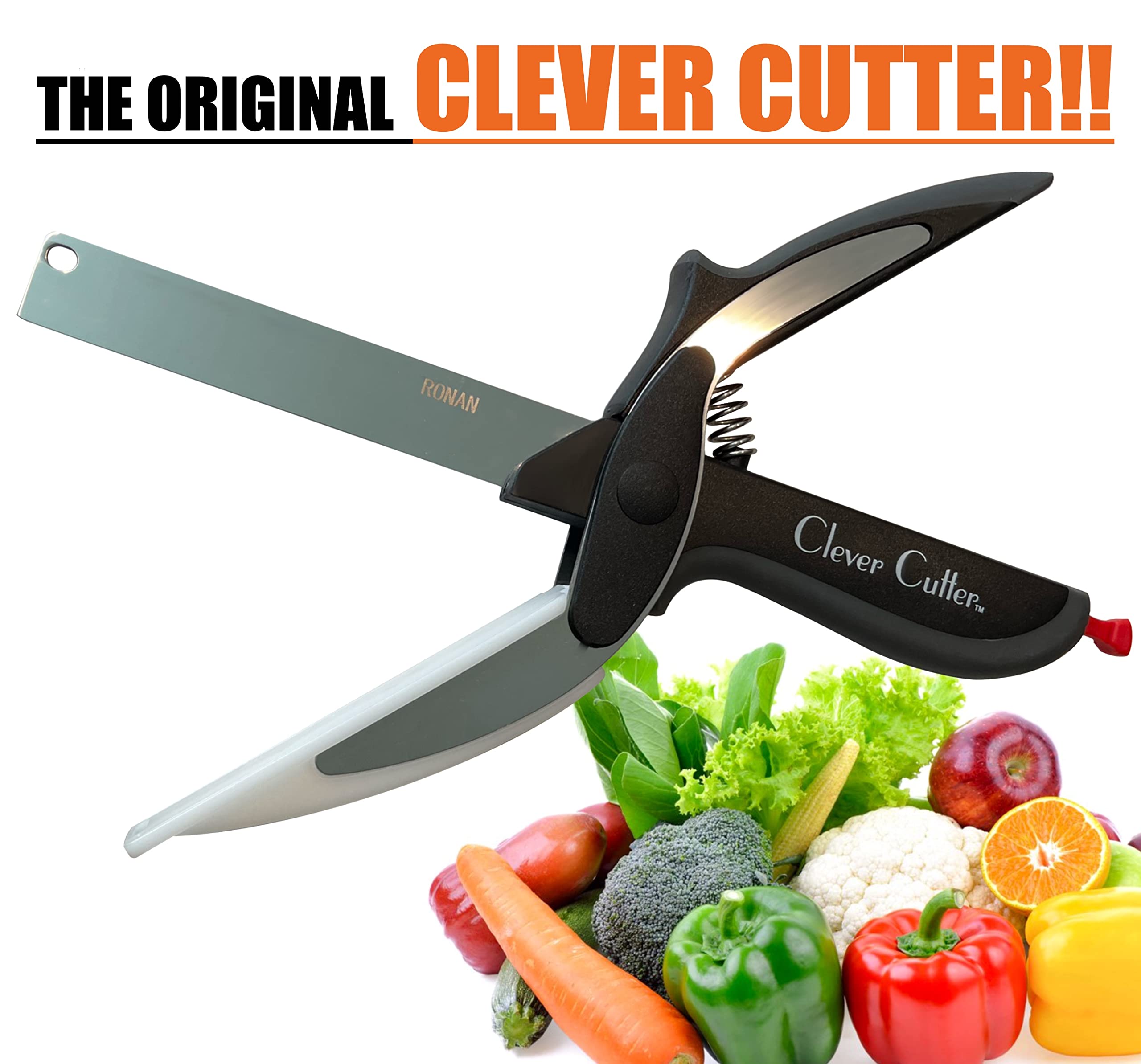 Ronan Clever Cutter cuts through avocado pit with ease.