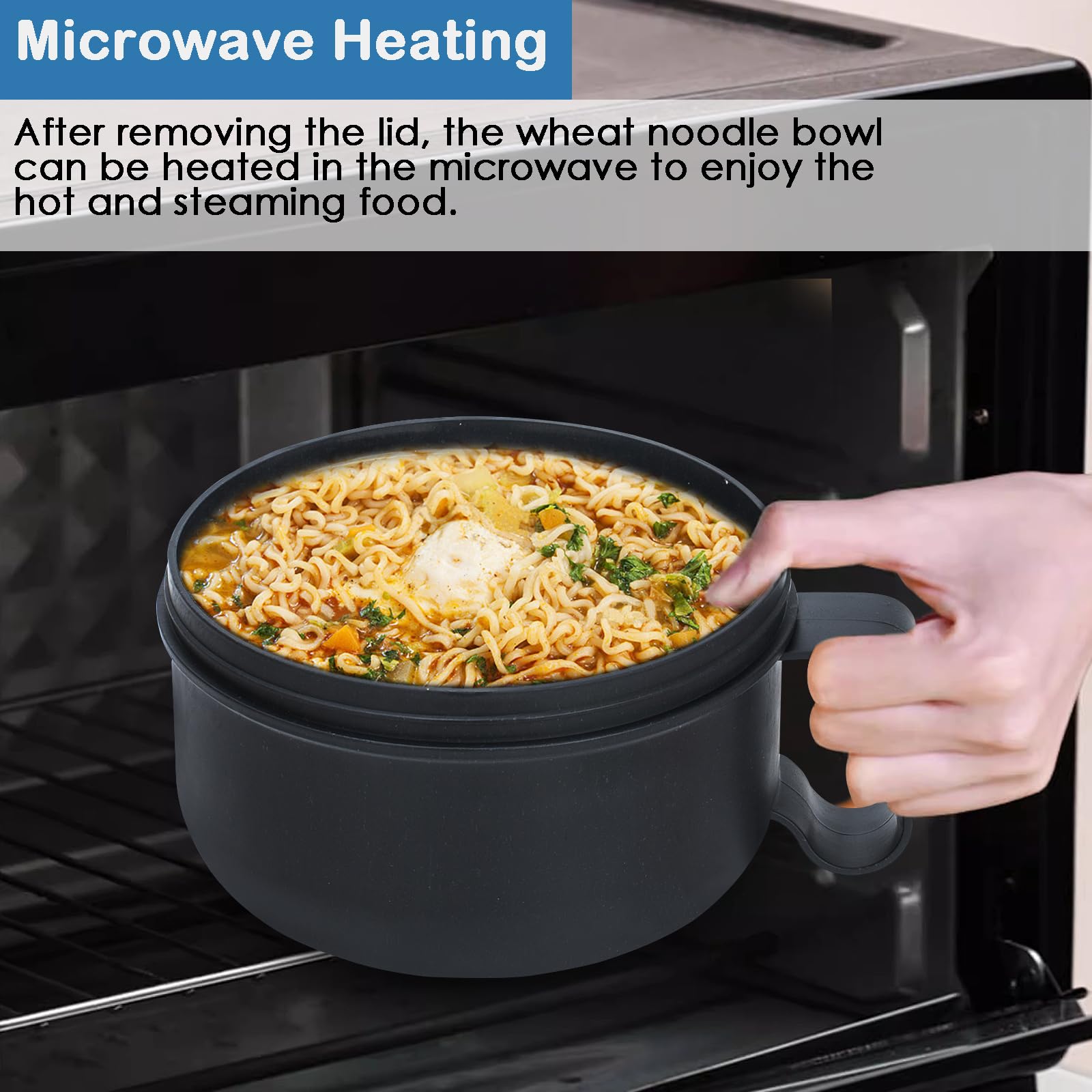 Ronanemon ramen bowl is dishwasher-safe for quick cleanup